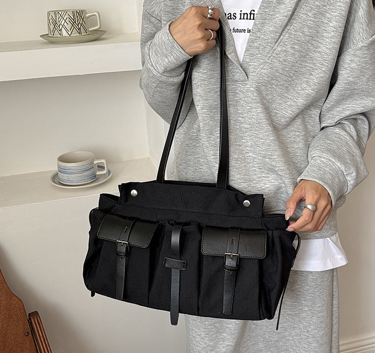 Archive Canvas Tote - Olive Green