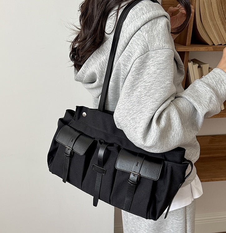 Archive Canvas Tote - Olive Green