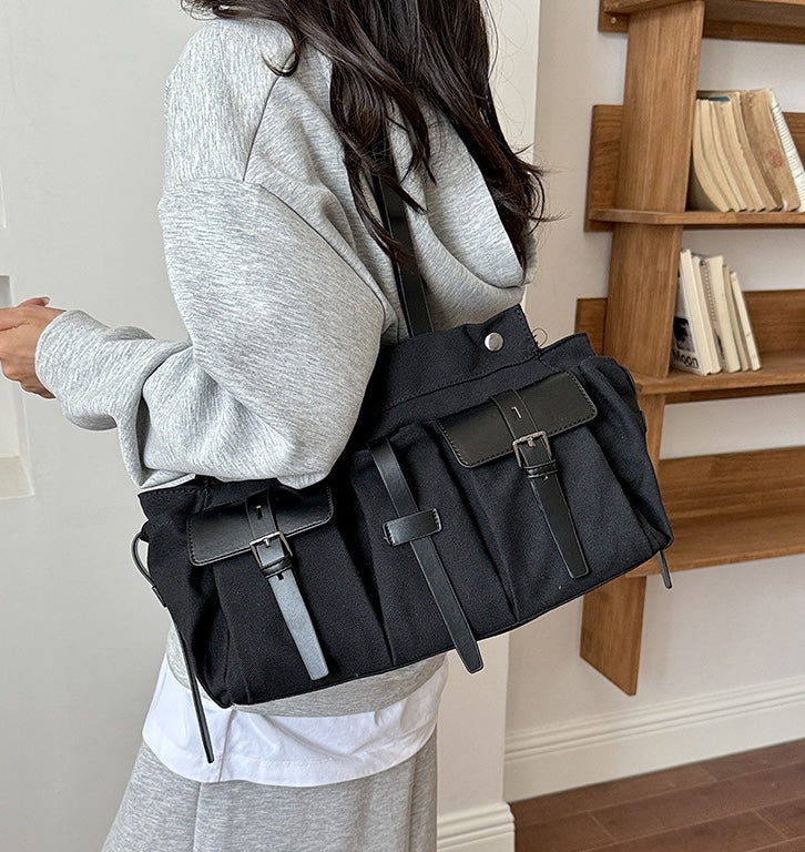 Archive Canvas Tote - Olive Green
