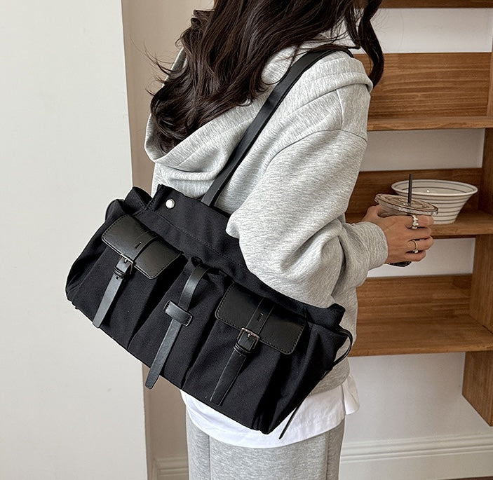 Archive Canvas Tote - Olive Green