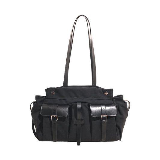 Archive Canvas Tote - Midnight Black