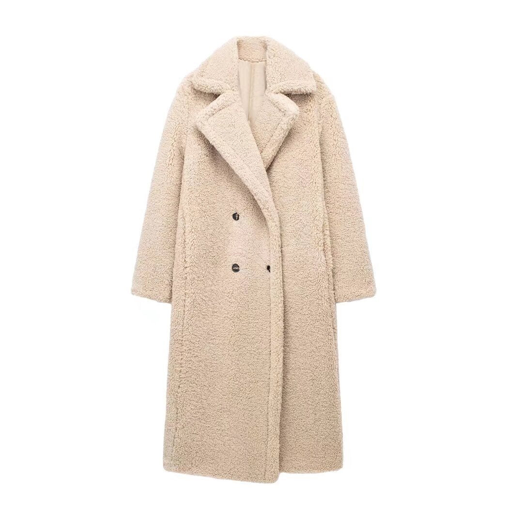 Aspen Frost Teddy Coat - Midnight Black