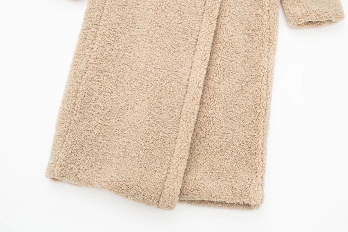 Aspen Frost Teddy Coat - Midnight Black