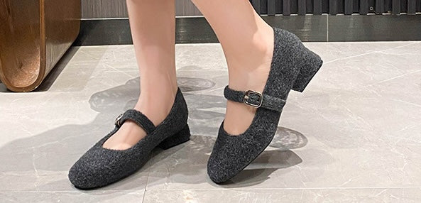 Atelier Mary Janes - Midnight Black