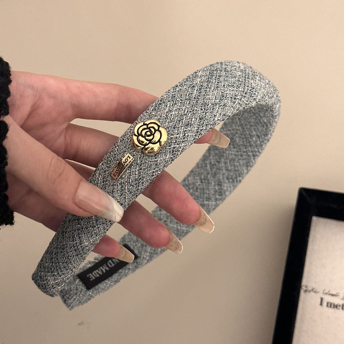 Camellia Regent Headband - Vintage Grey