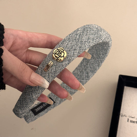 Camellia Regent Headband - Vintage Grey