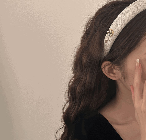Camellia Regent Headband - Vintage Grey