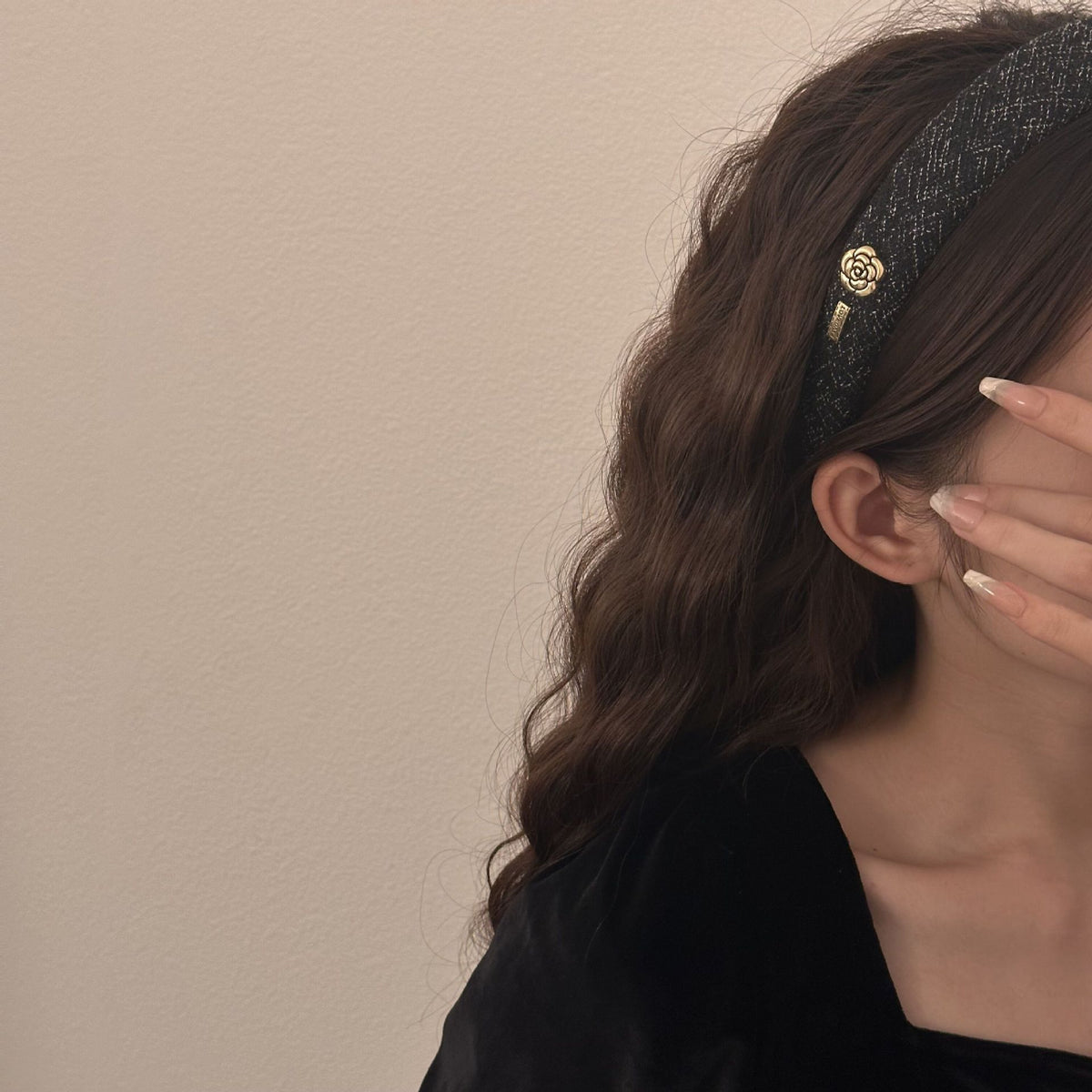 Camellia Regent Headband - Vintage Grey