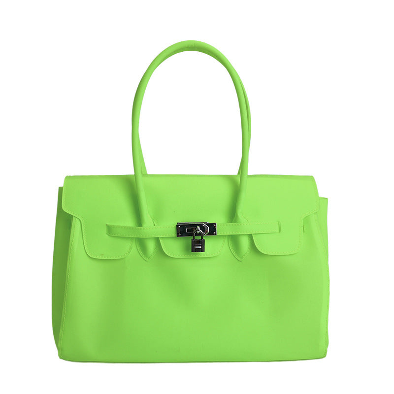 Capri Jelly Tote - Cherry Blossom Pink