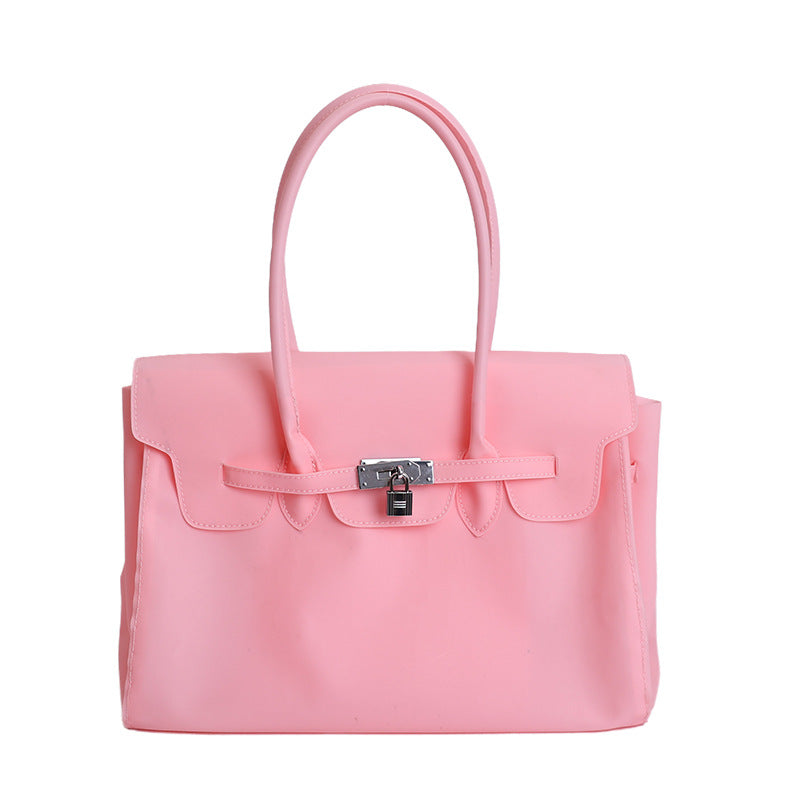 Capri Jelly Tote - Cherry Blossom Pink