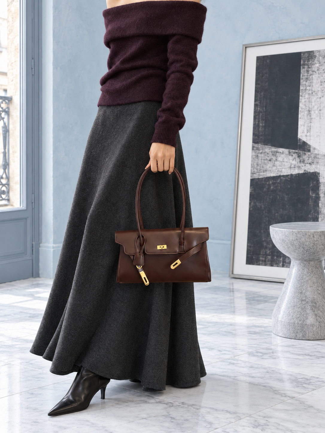 City Edit Shoulder Bag - Espresso Brown