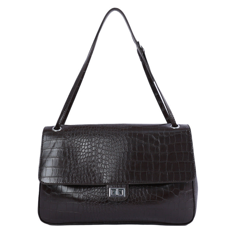Croc Avenue Shoulder Bag - Espresso Brown