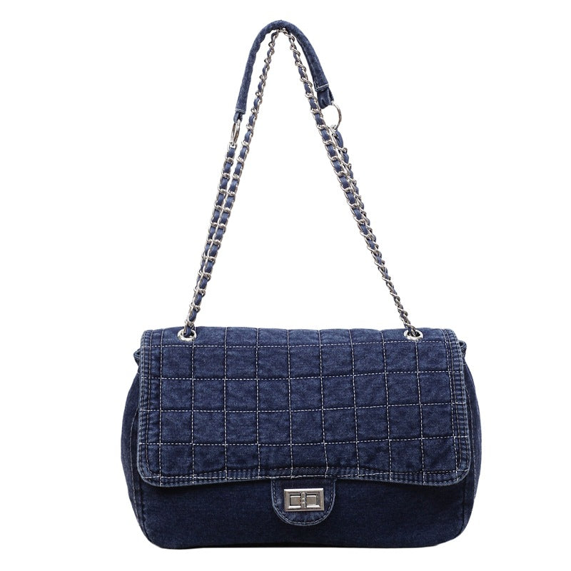 Denim Chic Chain Bag