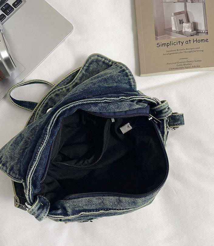 Denim City Messenger - Midnight Black