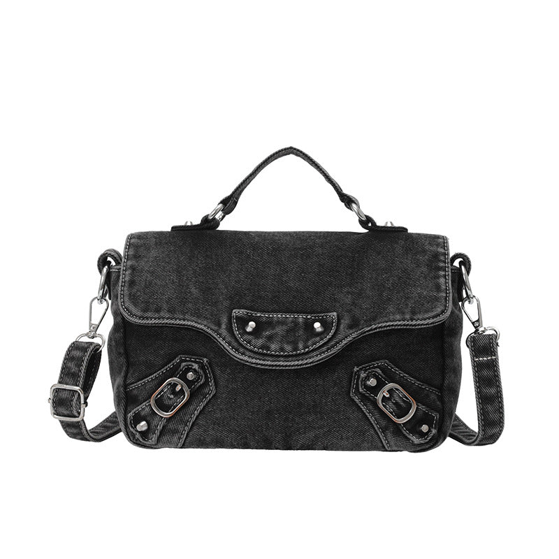 Denim City Messenger - Midnight Black