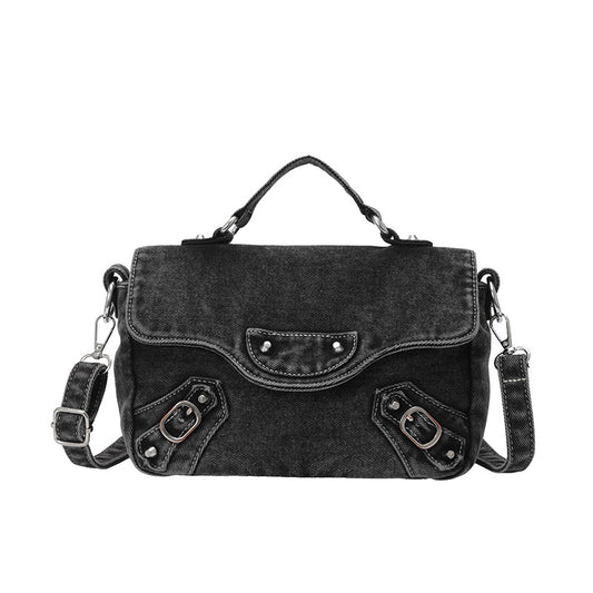 Denim City Messenger - Midnight Black