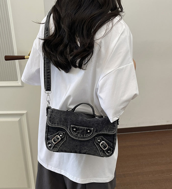 Denim City Messenger - Midnight Black