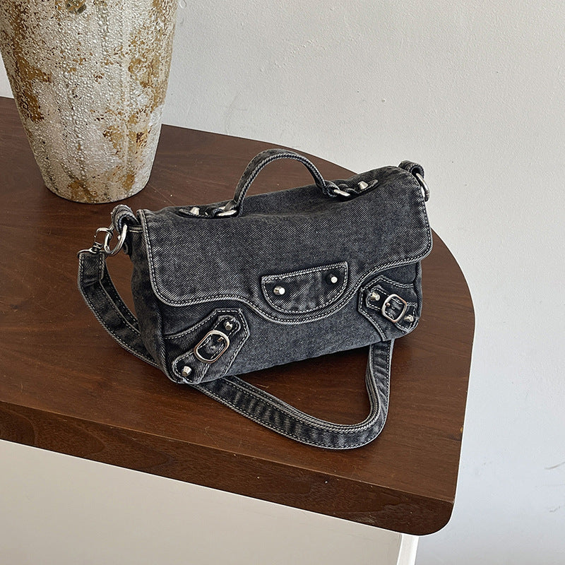 Denim City Messenger - Midnight Black