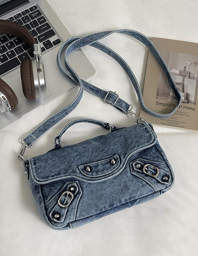 Denim City Messenger - Midnight Black