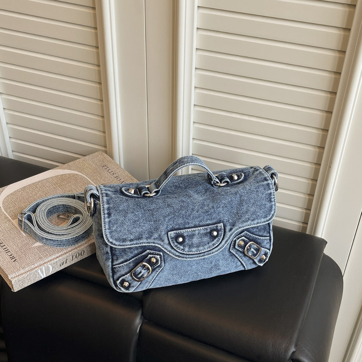 Denim City Messenger - Midnight Black