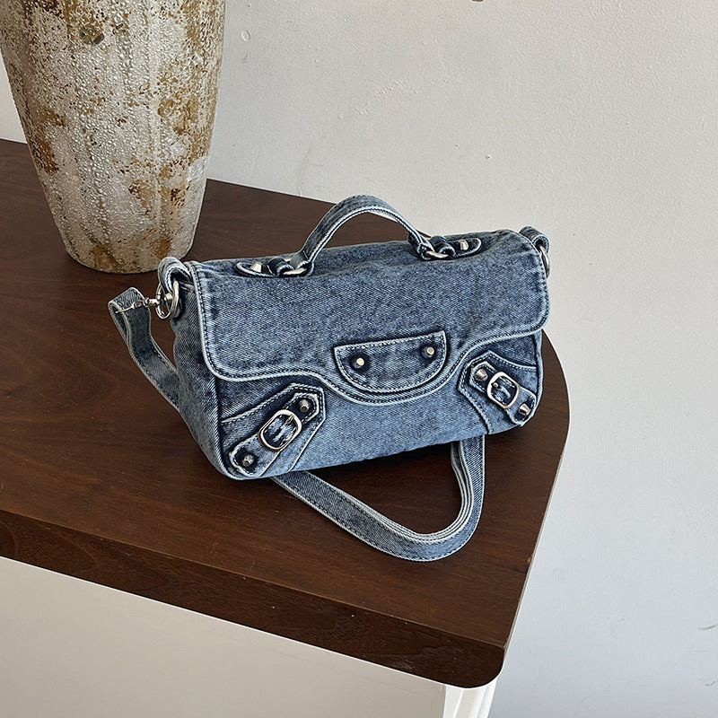 Denim City Messenger - Midnight Black