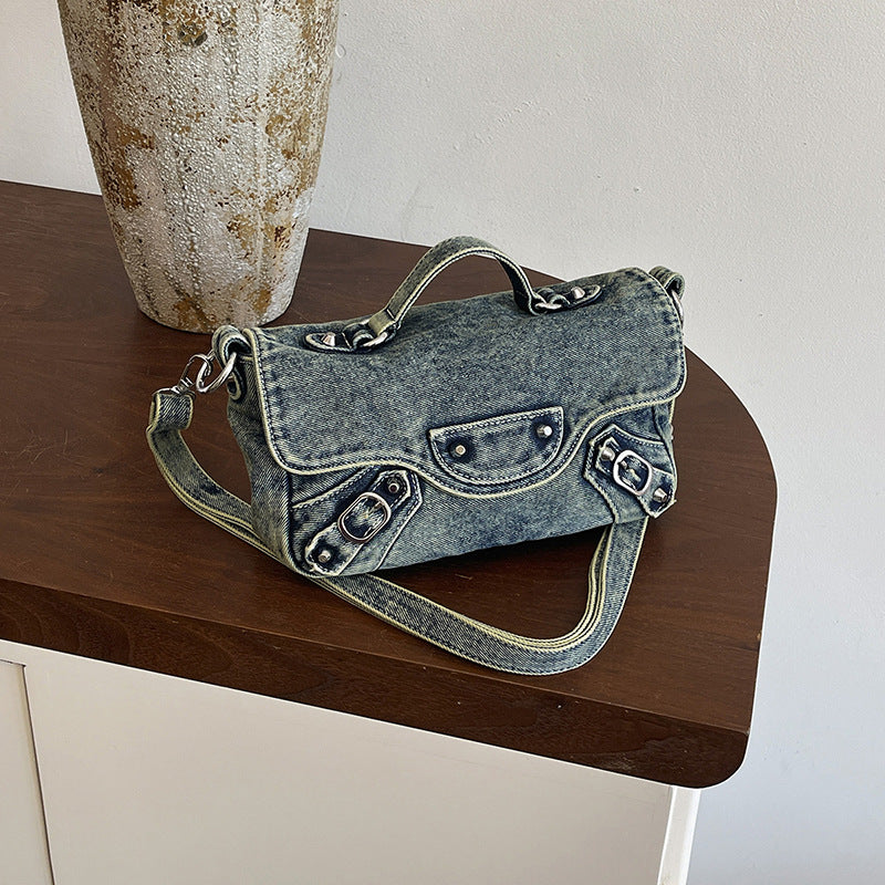 Denim City Messenger - Midnight Black