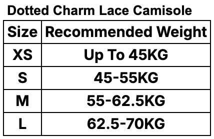 Dotted Charm Lace Camisole - Vanilla Yellow