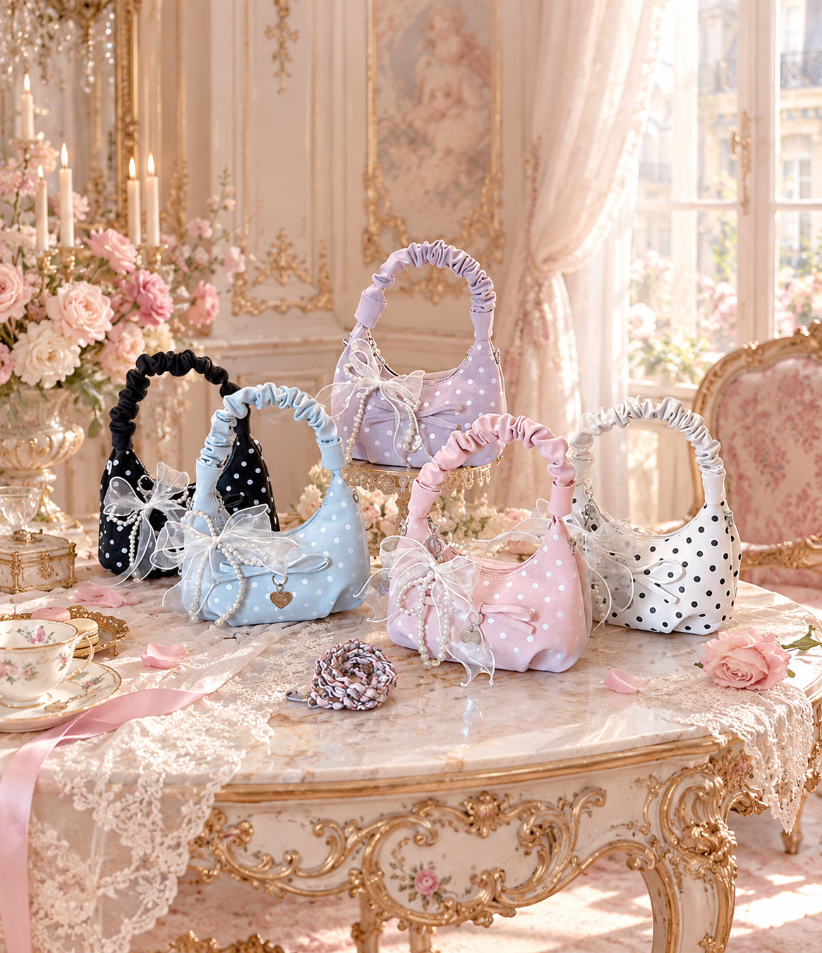 Dreamcloud Bow Bag - Candy Lilac