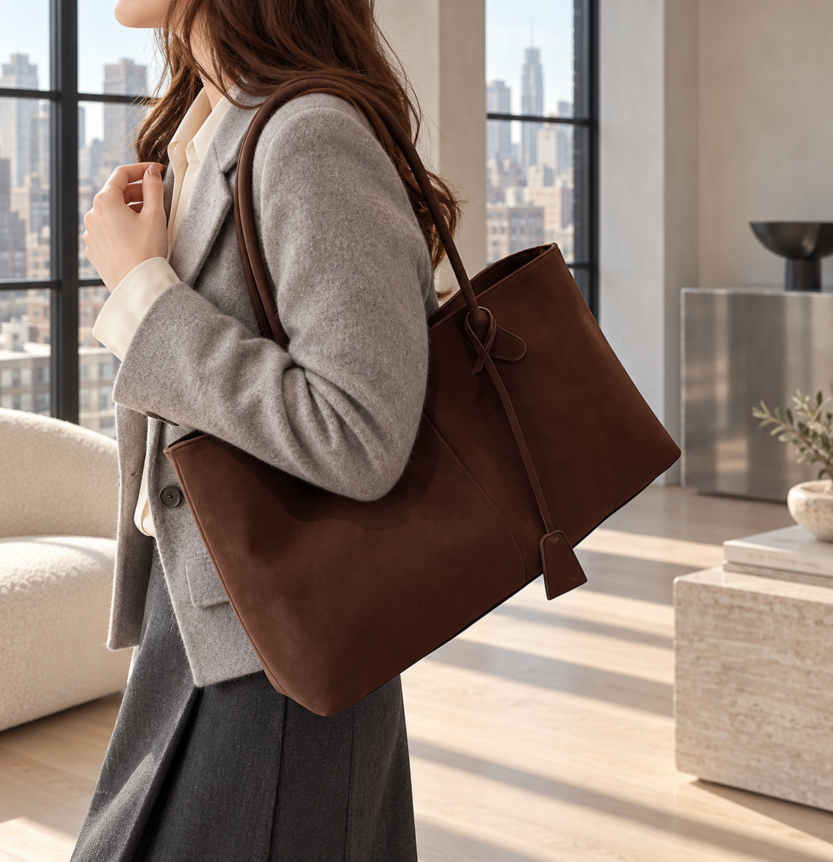 Easy Era Shoulder Tote - Midnight Black
