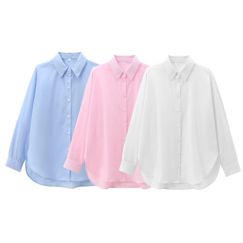 Essential Cotton Shirt - Blanc White