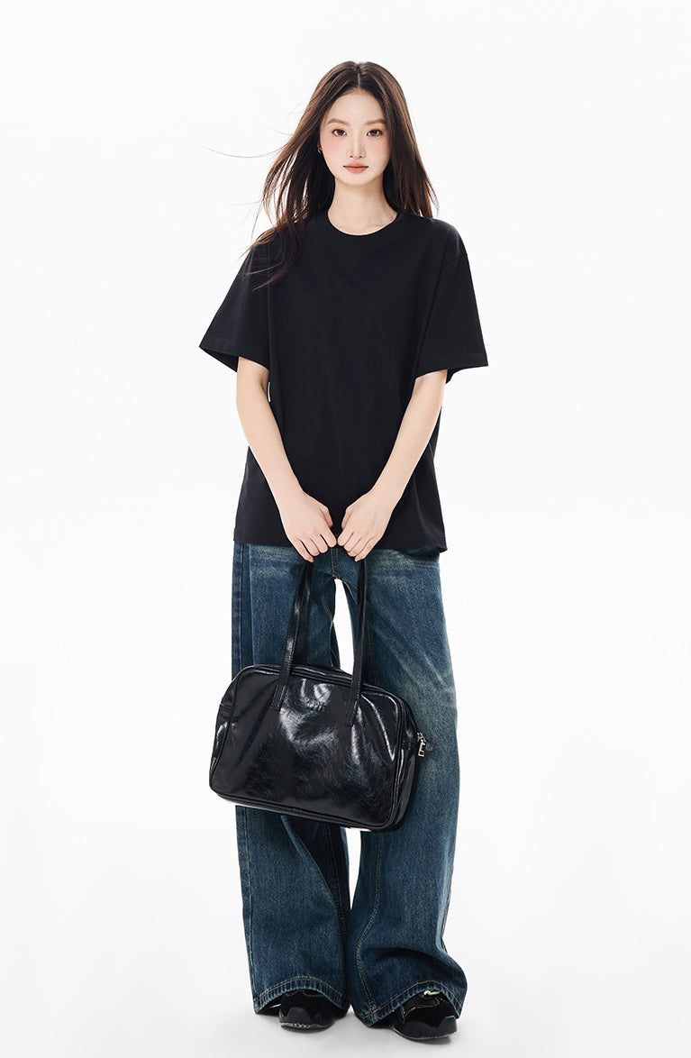 Essential Cotton Tee - Maple Red