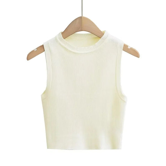 Essential Knit Tank - Vanilla Cream