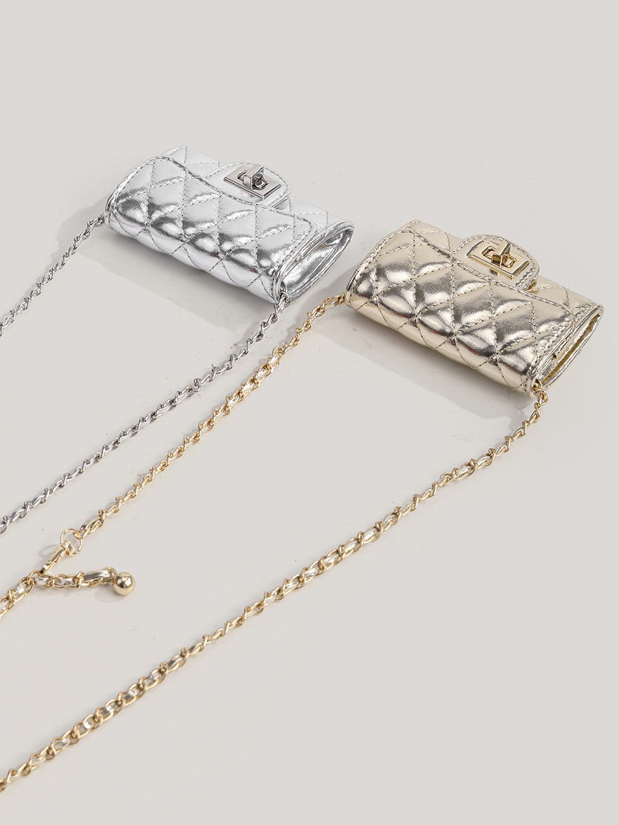 Glam Mini Chain Case - Majestic Gold