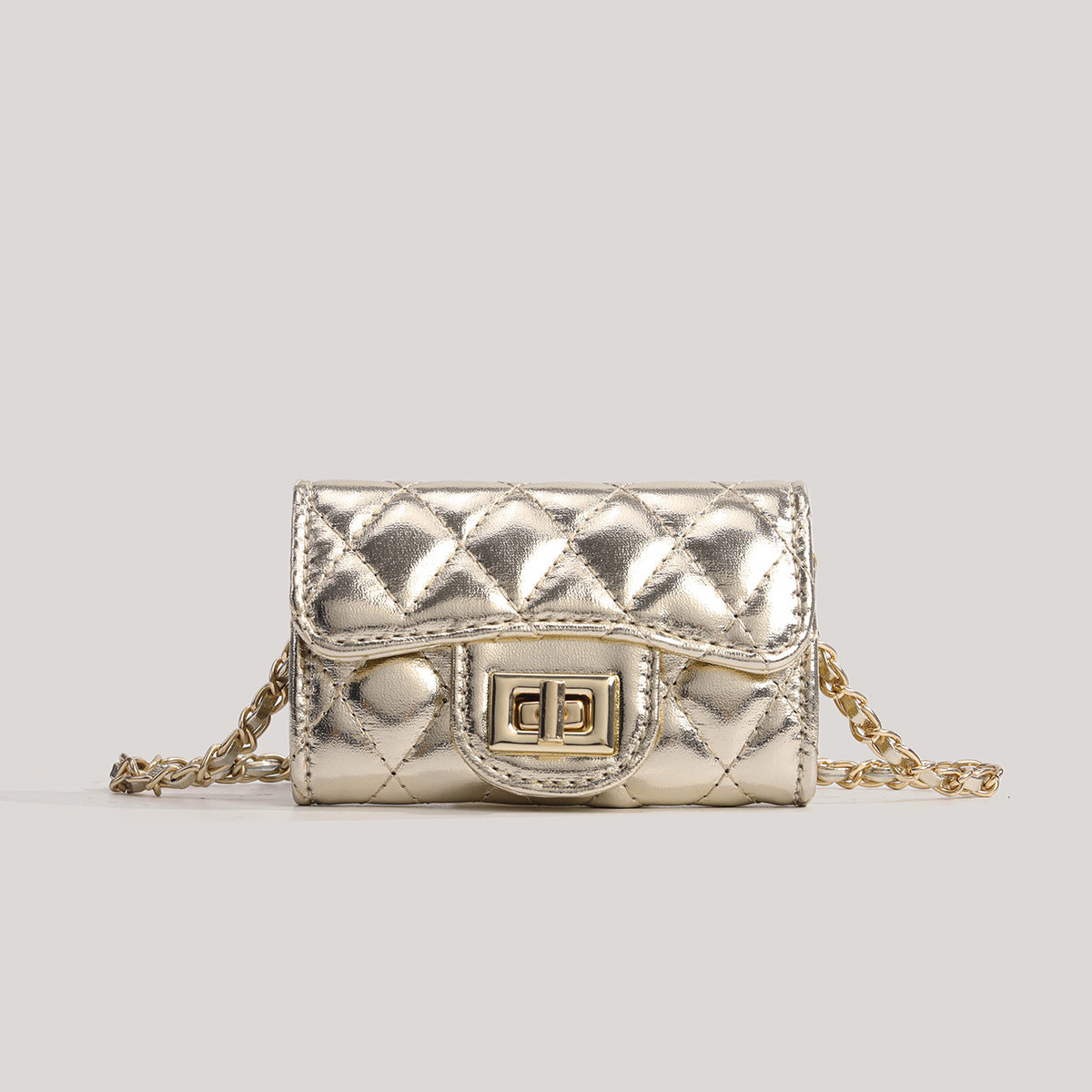 Glam Mini Chain Case - Majestic Gold