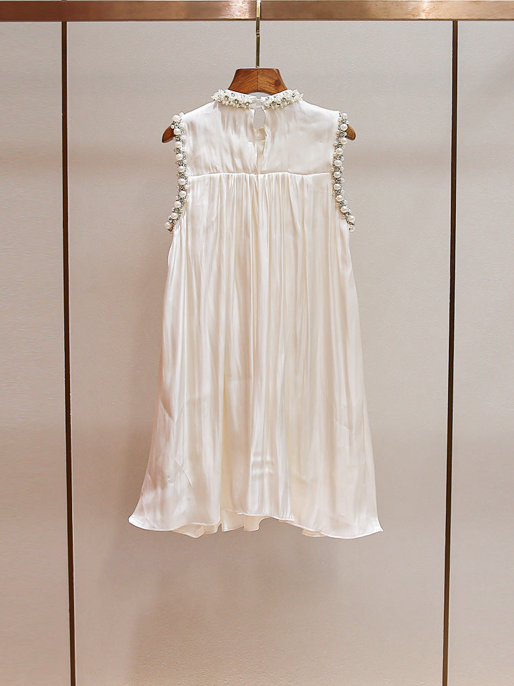 Heiress Diamond Pearl Dress - Blush Pink