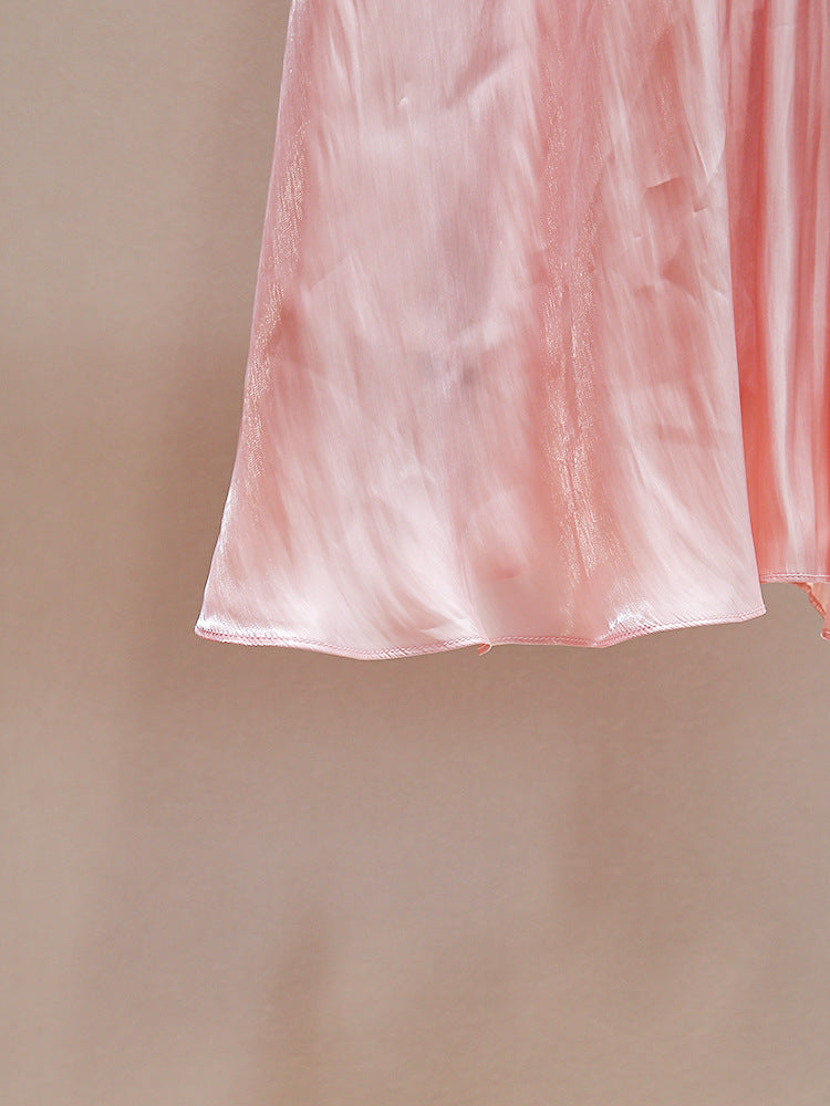 Heiress Diamond Pearl Dress - Blush Pink