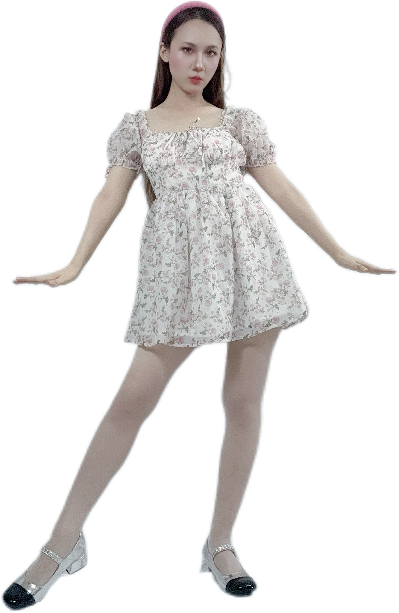 "Majestic Rose Princess Dress with royal design"