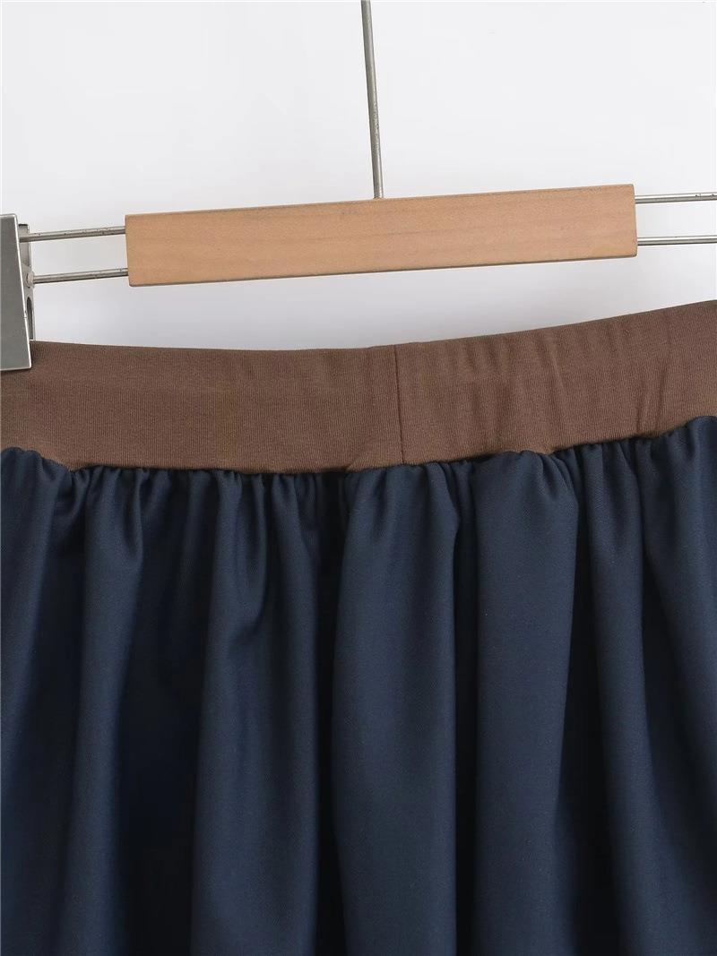 Low-Rise Drawstring Mini Skirt - Mystic Grey
