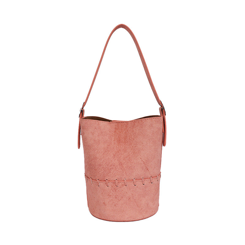 Macaron Dopamine Bucket Bag - Azure Blue