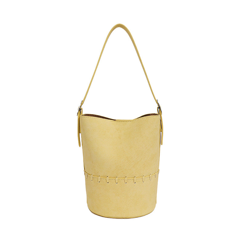 Macaron Dopamine Bucket Bag - Azure Blue