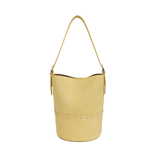 Macaron Dopamine Bucket Bag - Lemon Sorbet