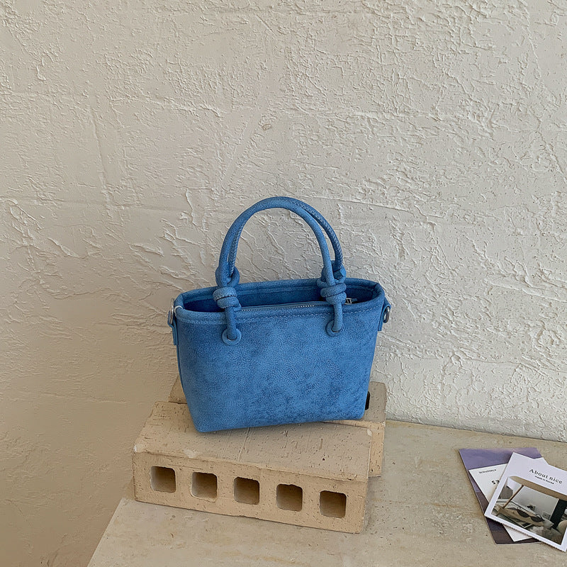 Macaron Dopamine Tote Bag - Charcoal Black