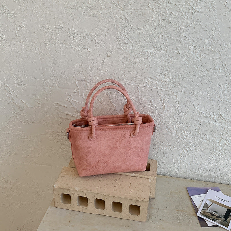 Macaron Dopamine Tote Bag - Charcoal Black