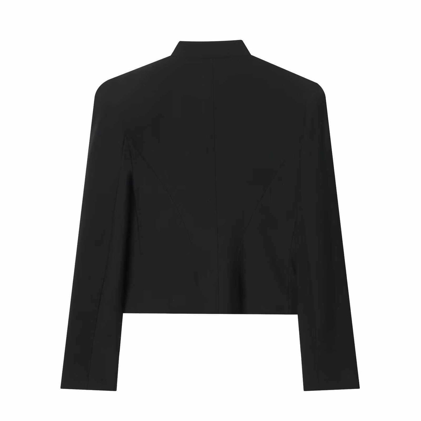 Military Tailored Blazer - Midnight Black