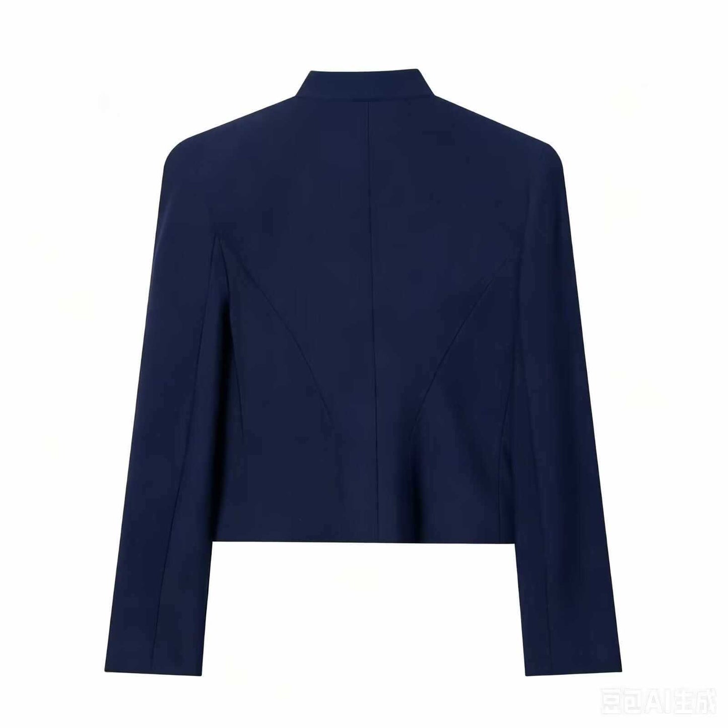 Military Tailored Blazer - Midnight Black