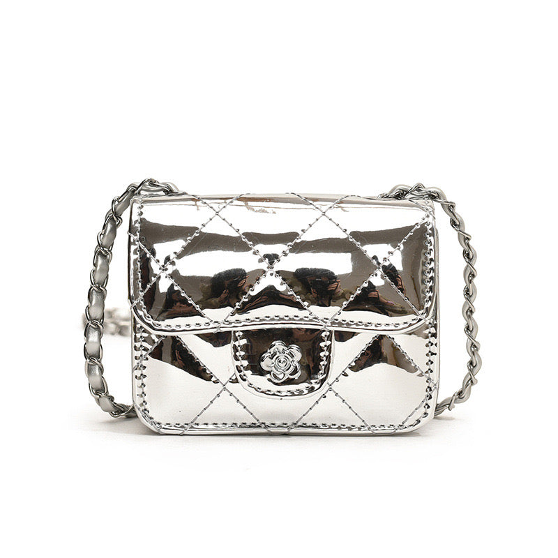 Mirror Charm Orb Crossbody