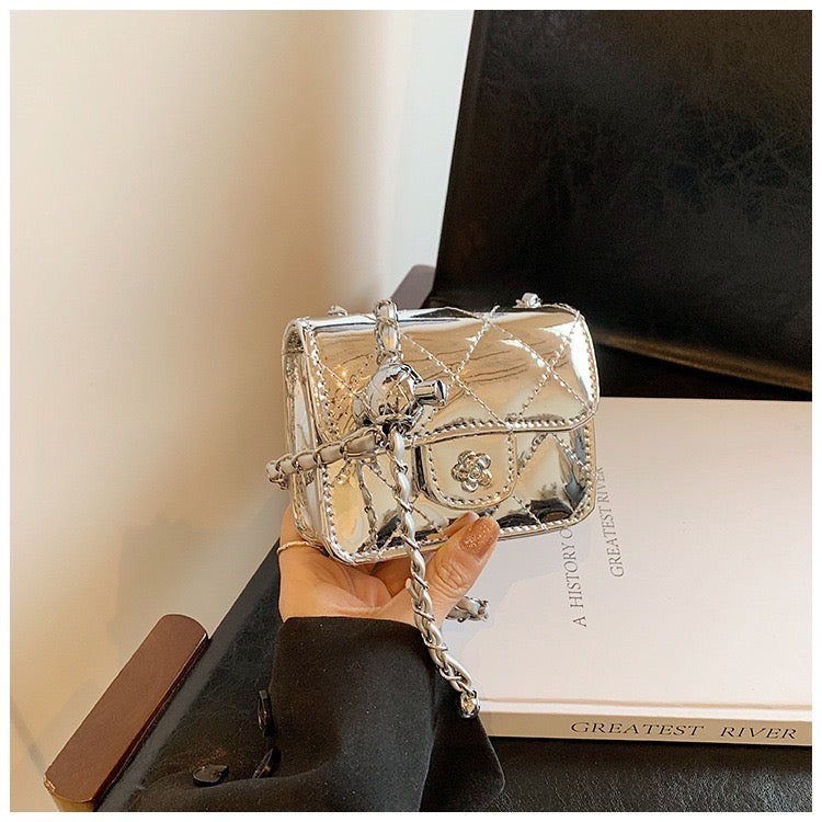 Mirror Charm Orb Crossbody