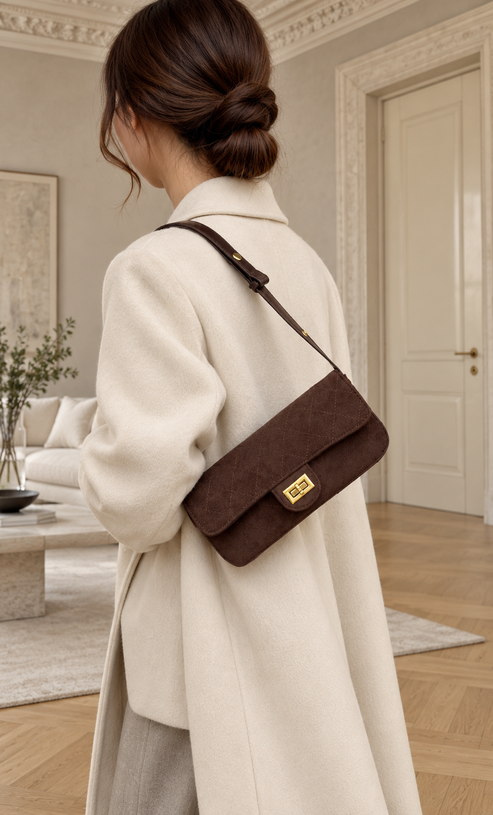 Mode Era Baguette Bag - Caramel Brown