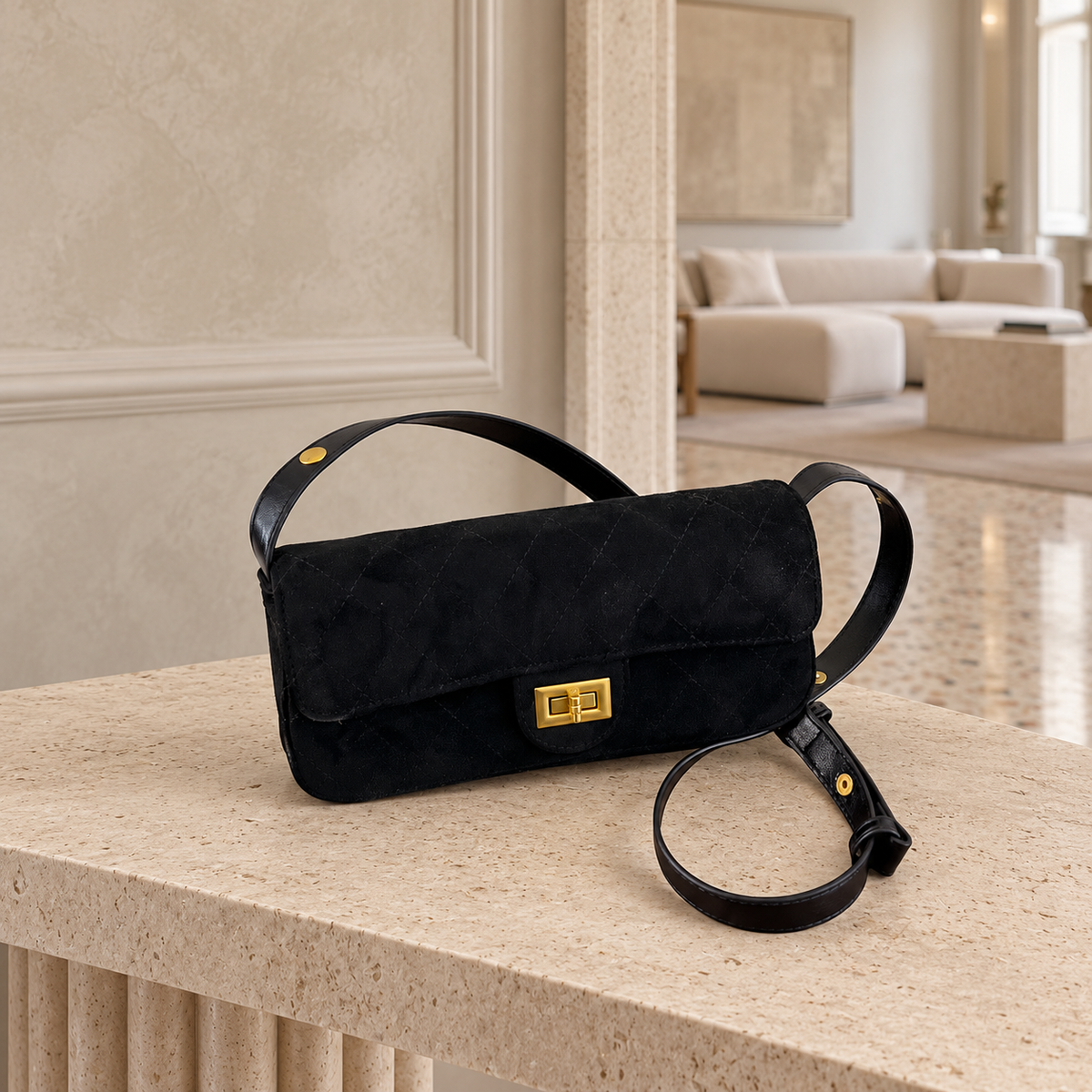 Mode Era Baguette Bag - Caramel Brown