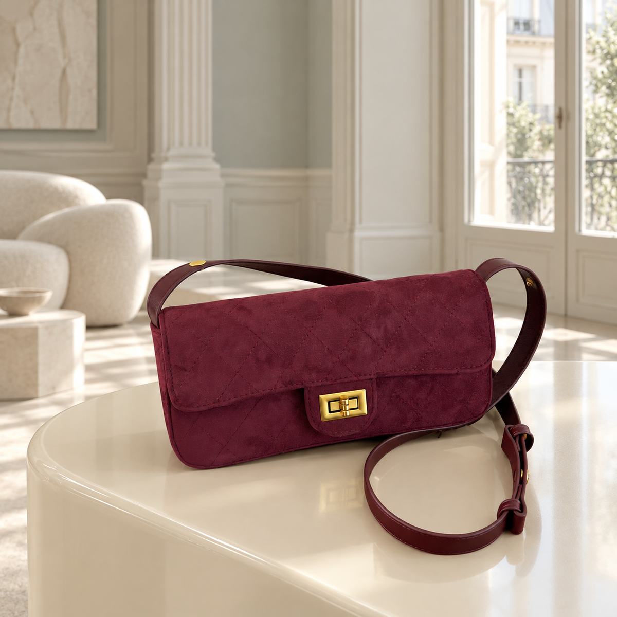 Mode Era Baguette Bag - Caramel Brown